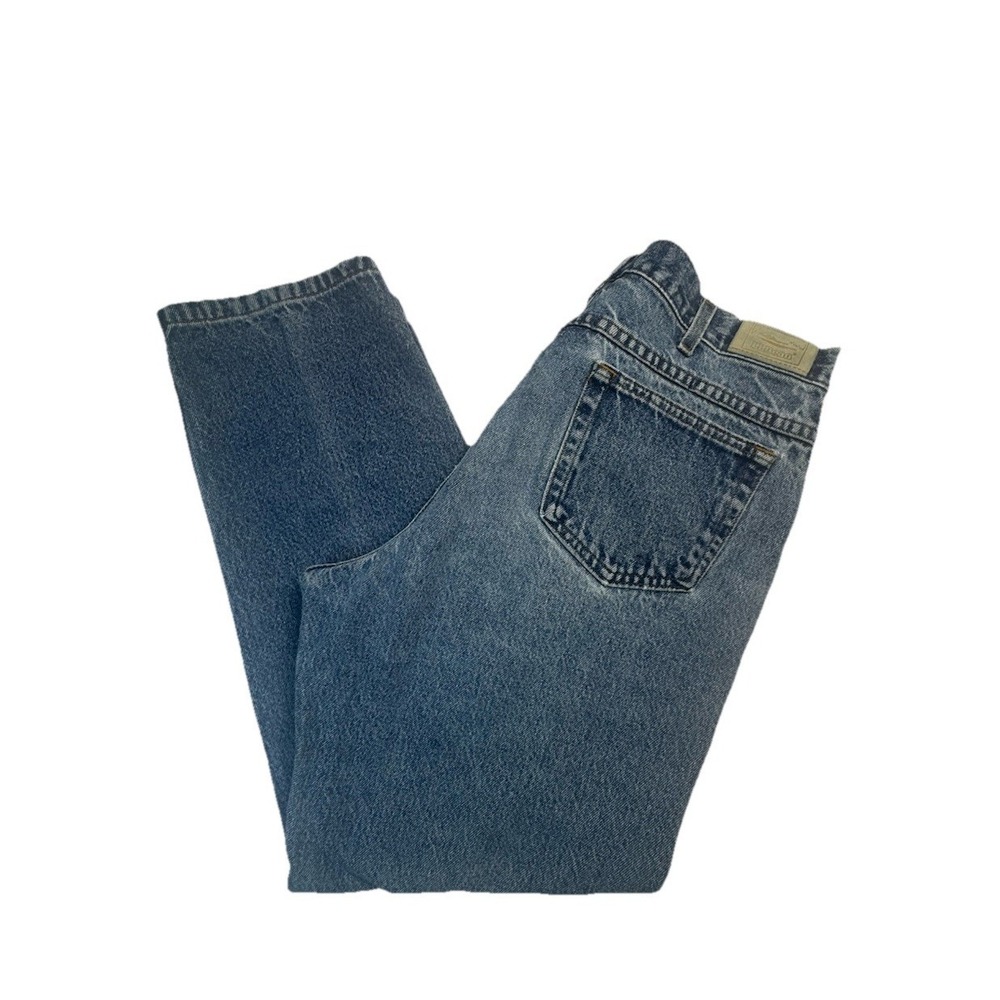 LL Bean Vtg Double L Relaxed Fit Jeans 10 MT Mom Denim High Rise Tapered 90s